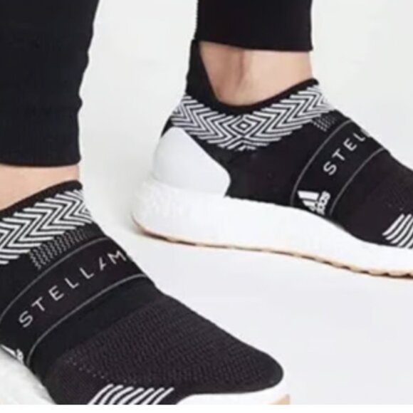 Incredible Deal--Adidas Ultra Boost X 3D Stella McCartney Core black and white - Picture 4 of 6